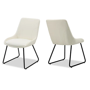 Tawv Upholstered Chairs Y-C34 Cov rooj tog zaum hauv tsev