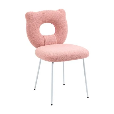 Boucle Leisure Accent Chair Soft Seat
